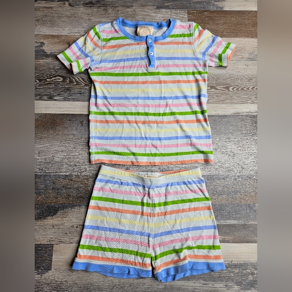 Beaufort Bonnet Company Youth Kids Pajamas PJs Sleepwear Set Size 6 Rainbow